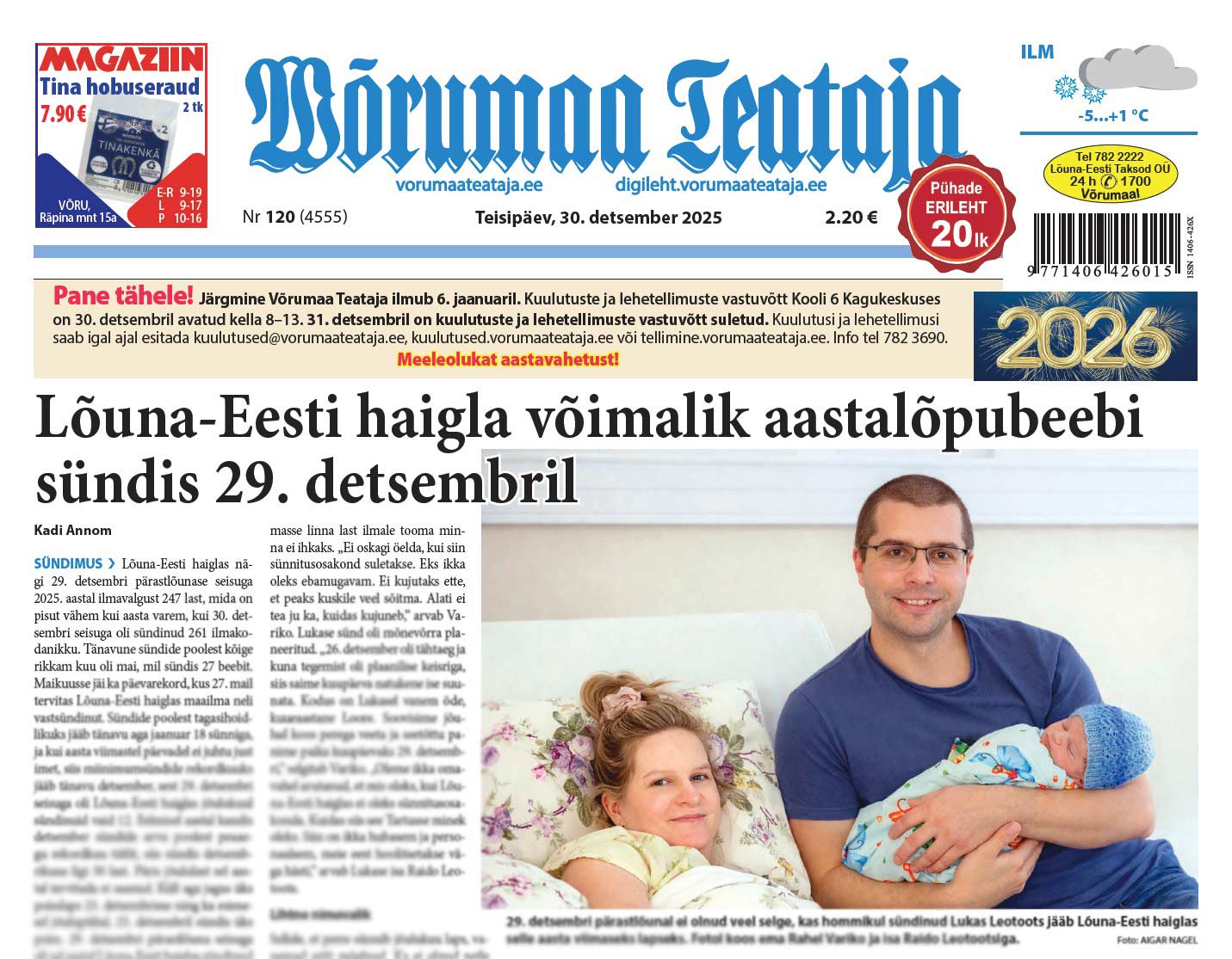 30. detsembri digileht 2025